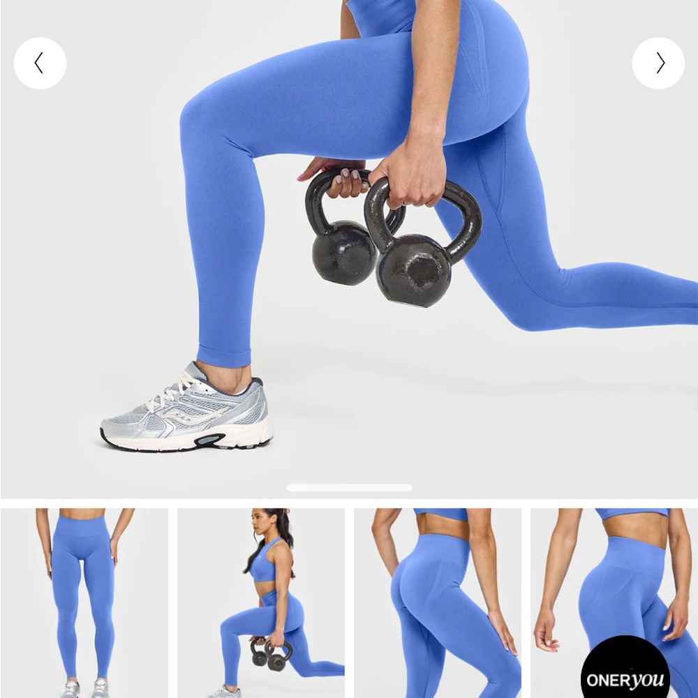 Oner Active Blue Leggings - Picture 3 of 5